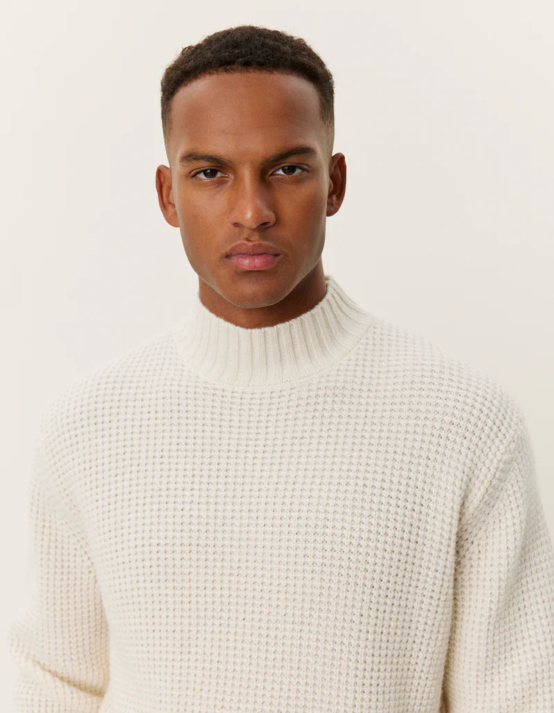 GRADY WAFFLE MOCKNECK KNIT