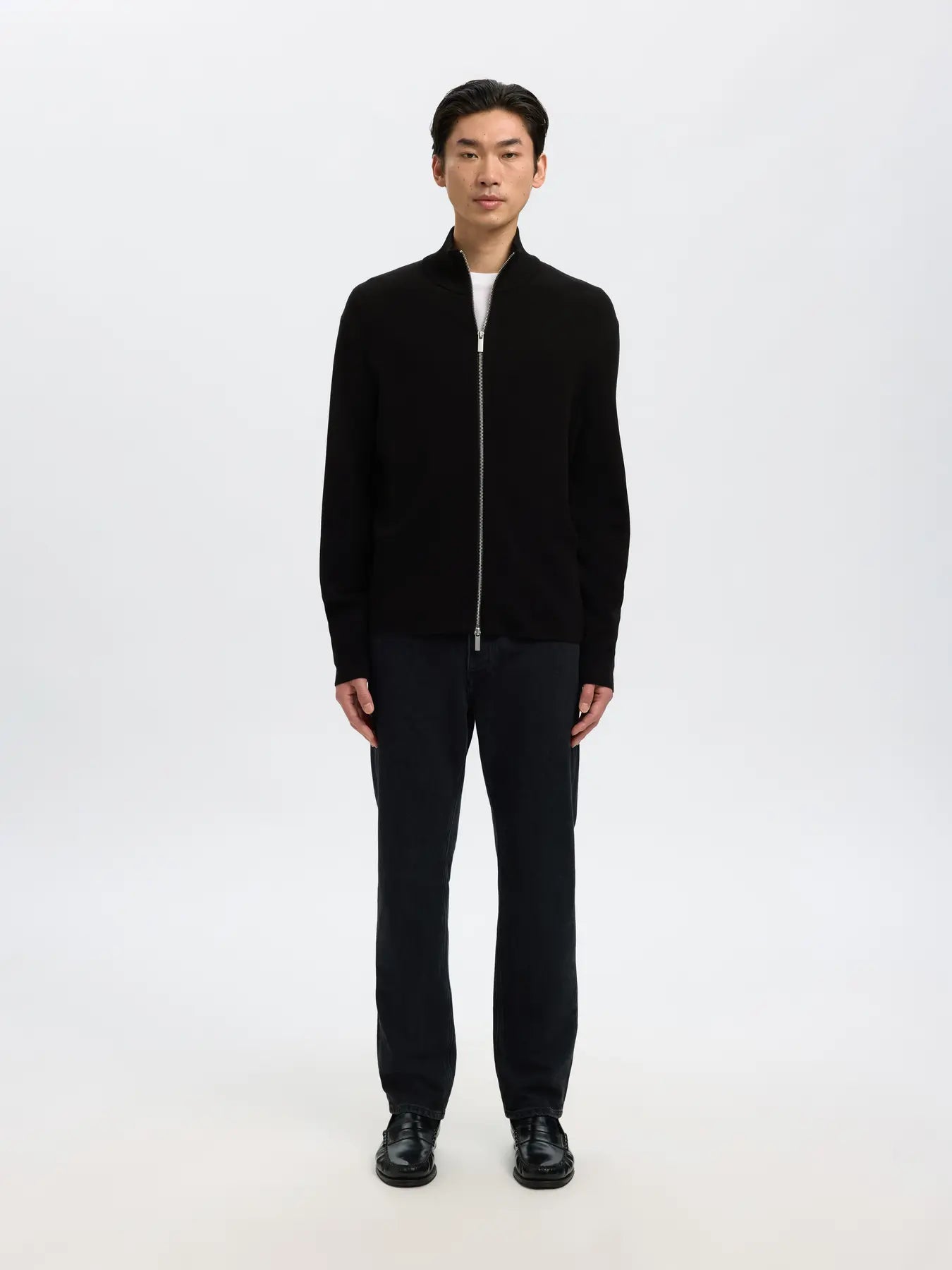 SLHTELLER RELAXED ZIP CARDIGAN