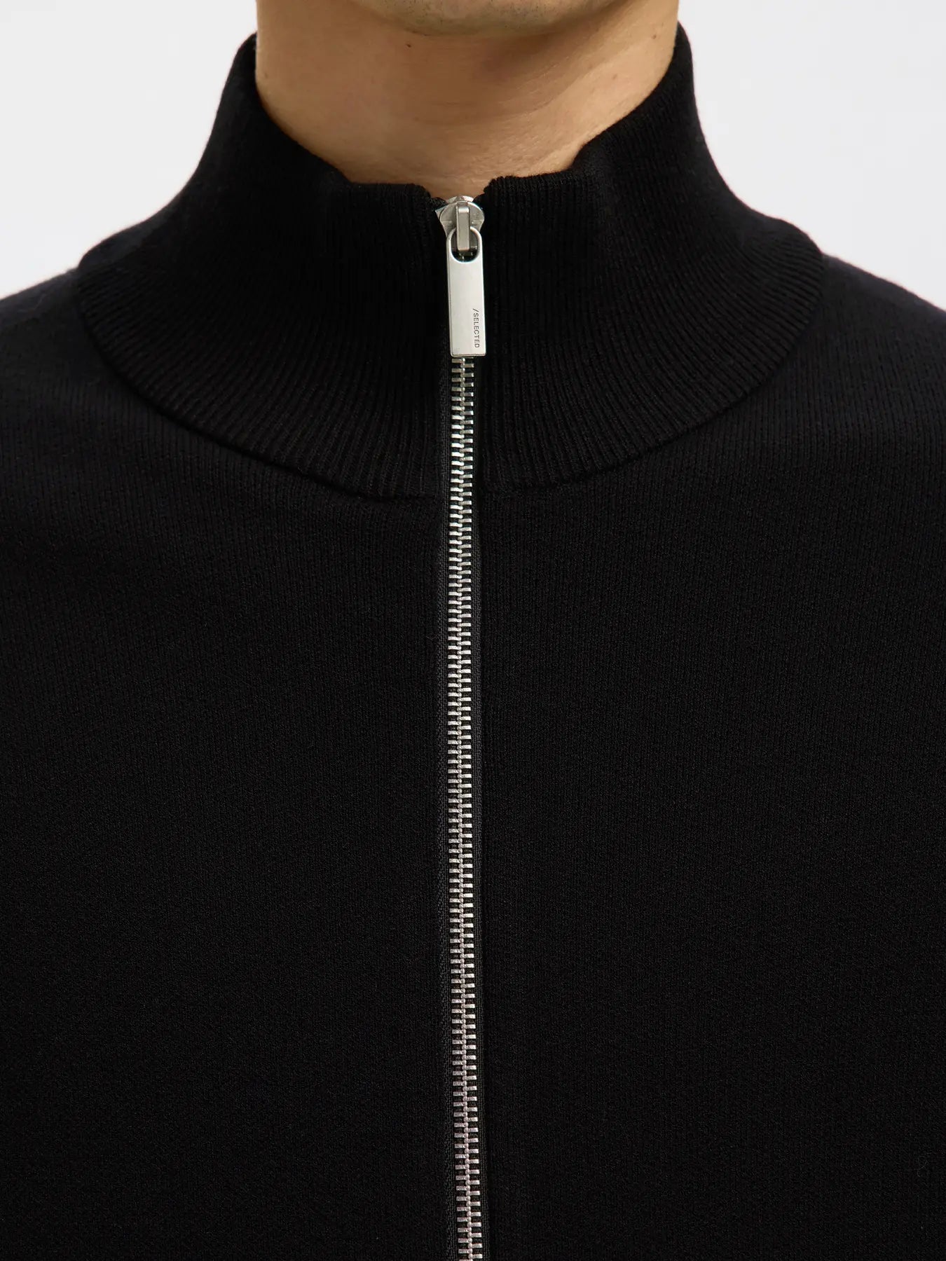 SLHTELLER RELAXED ZIP CARDIGAN