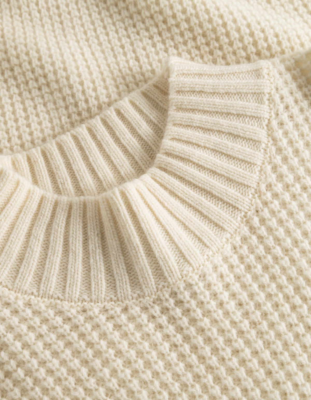 GRADY WAFFLE MOCKNECK KNIT