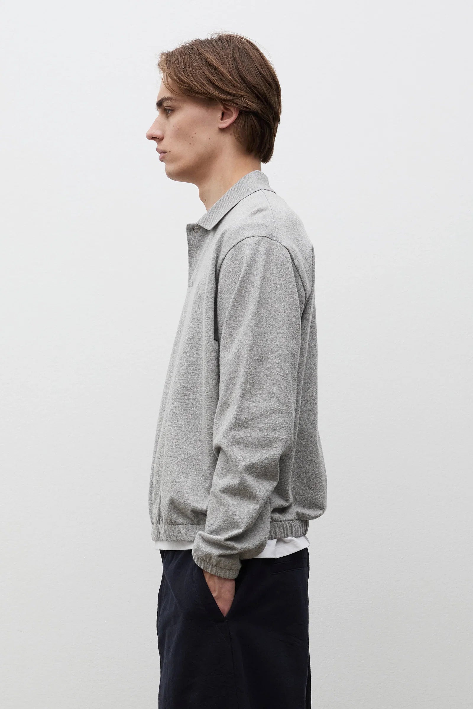 SYLANE RELAXED LIGHT PILE JERSEY POLO