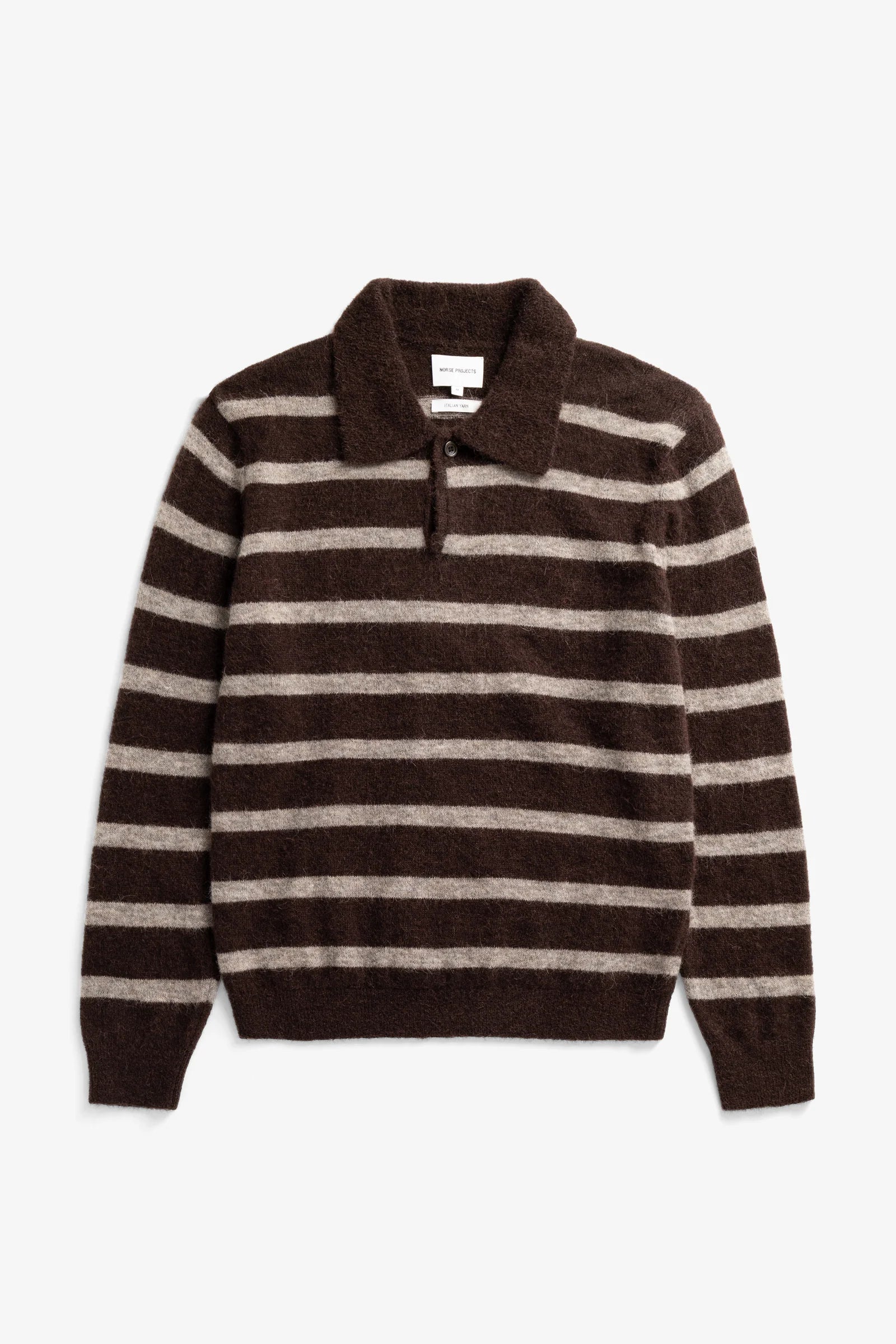 GUDME BABY ALPACA STRIPE POLO
