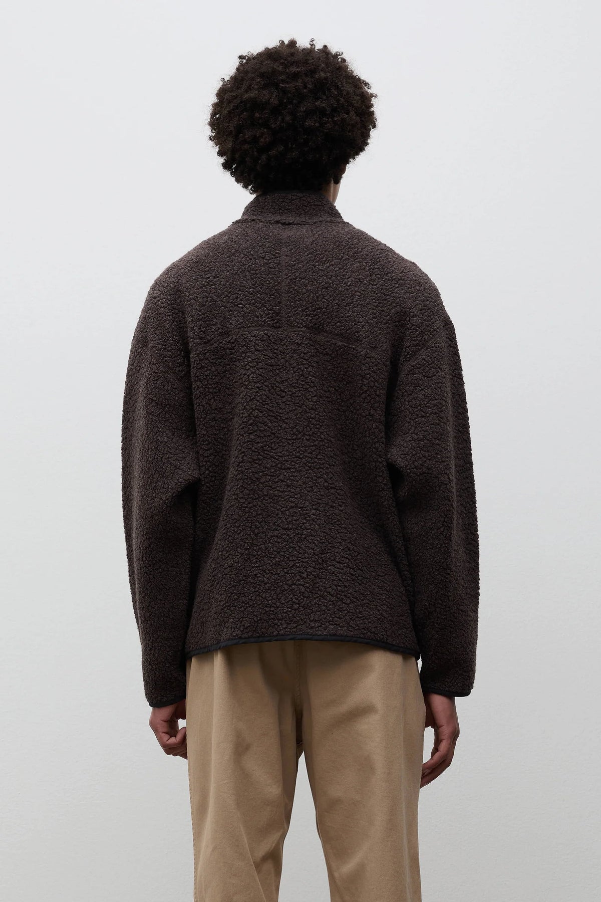 BJERGET SHERPA WOOL FLEECE JACKET