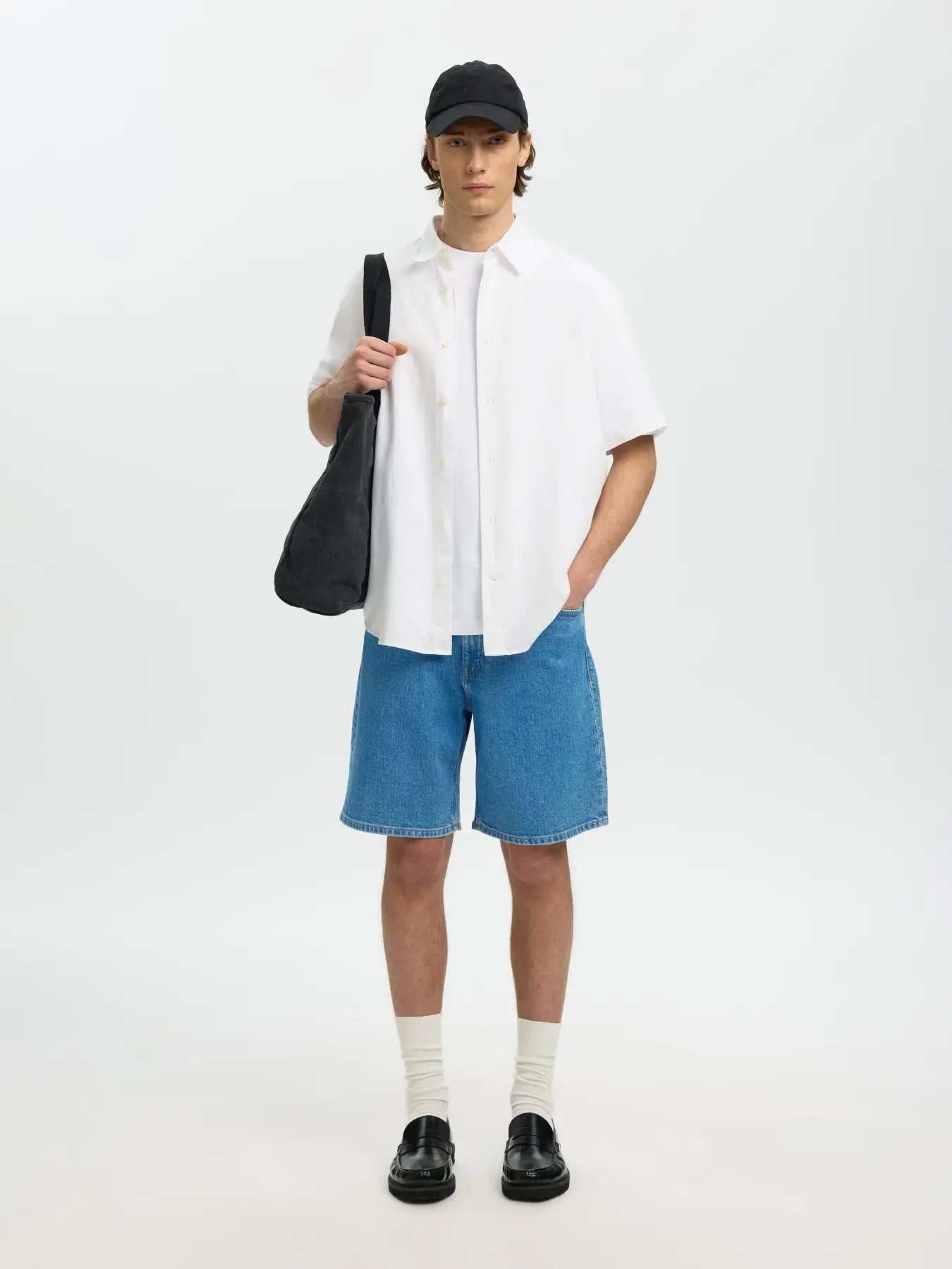 ALEX BLUE DENIM SHORT
