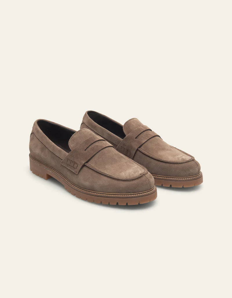 TAYLOR SUEDE PENNY LOAFER