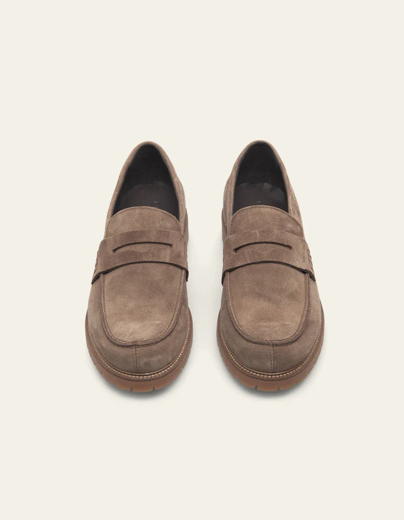TAYLOR SUEDE PENNY LOAFER