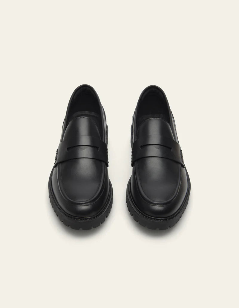 THATCHER LEATHER PENNY LOAFER