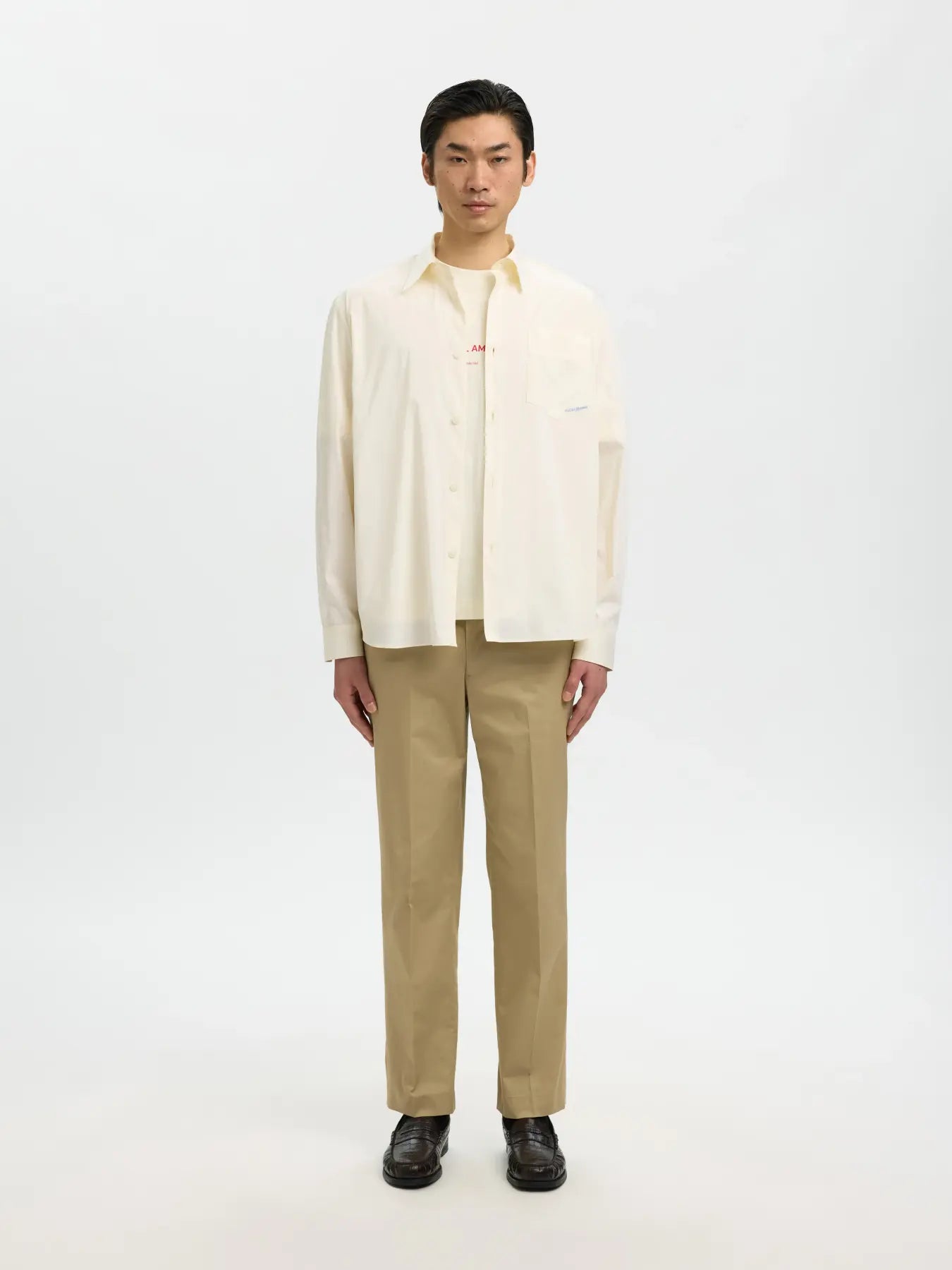 EMBROIDERY LS SHIRT X HOTEL AMOUR