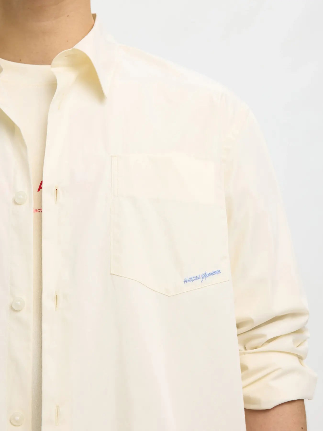 EMBROIDERY LS SHIRT X HOTEL AMOUR