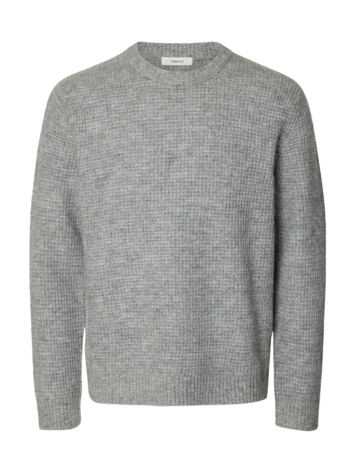 RAI KNIT WAFFLE CREW NECK
