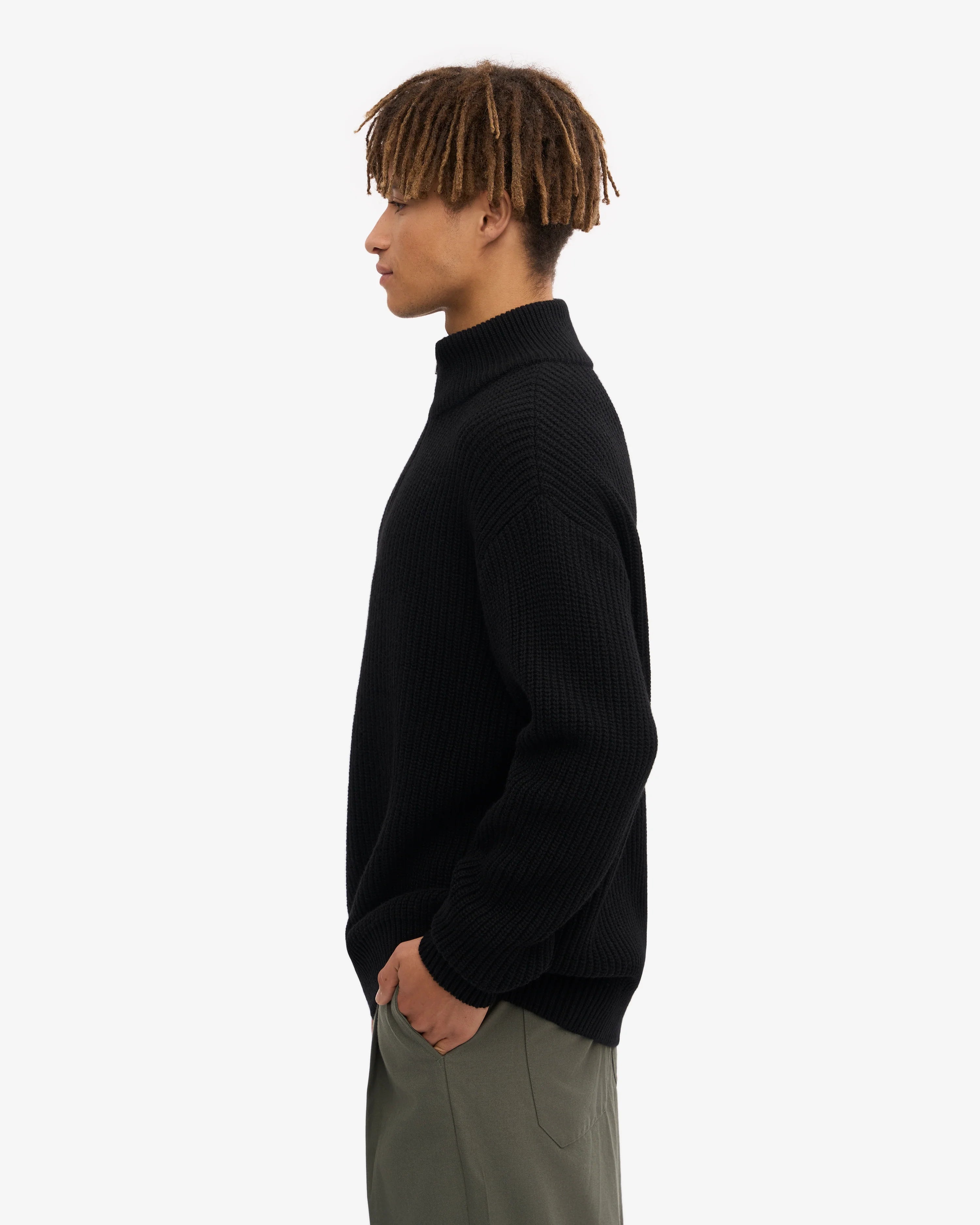 MERINO QUARTER ZIP
