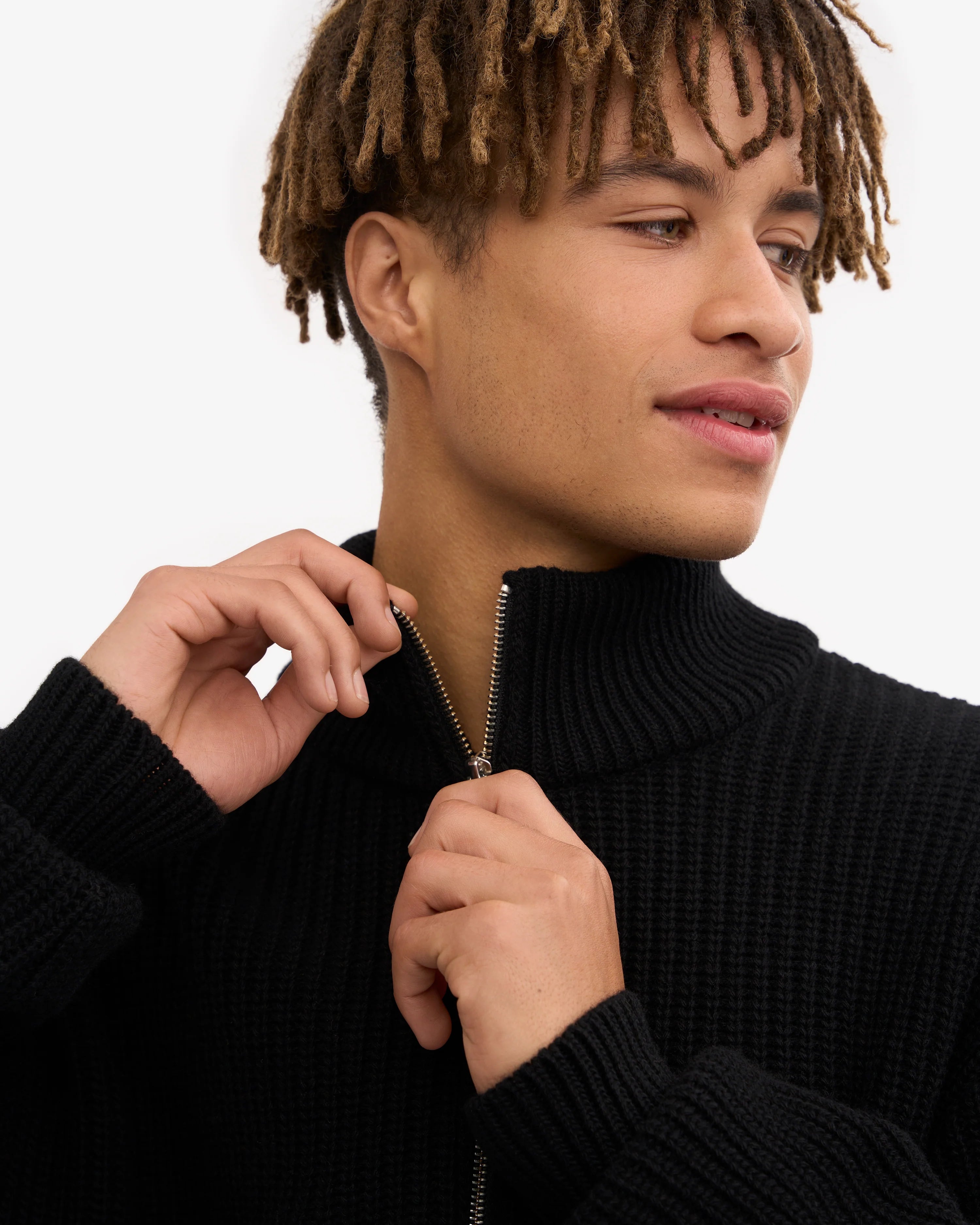 MERINO QUARTER ZIP