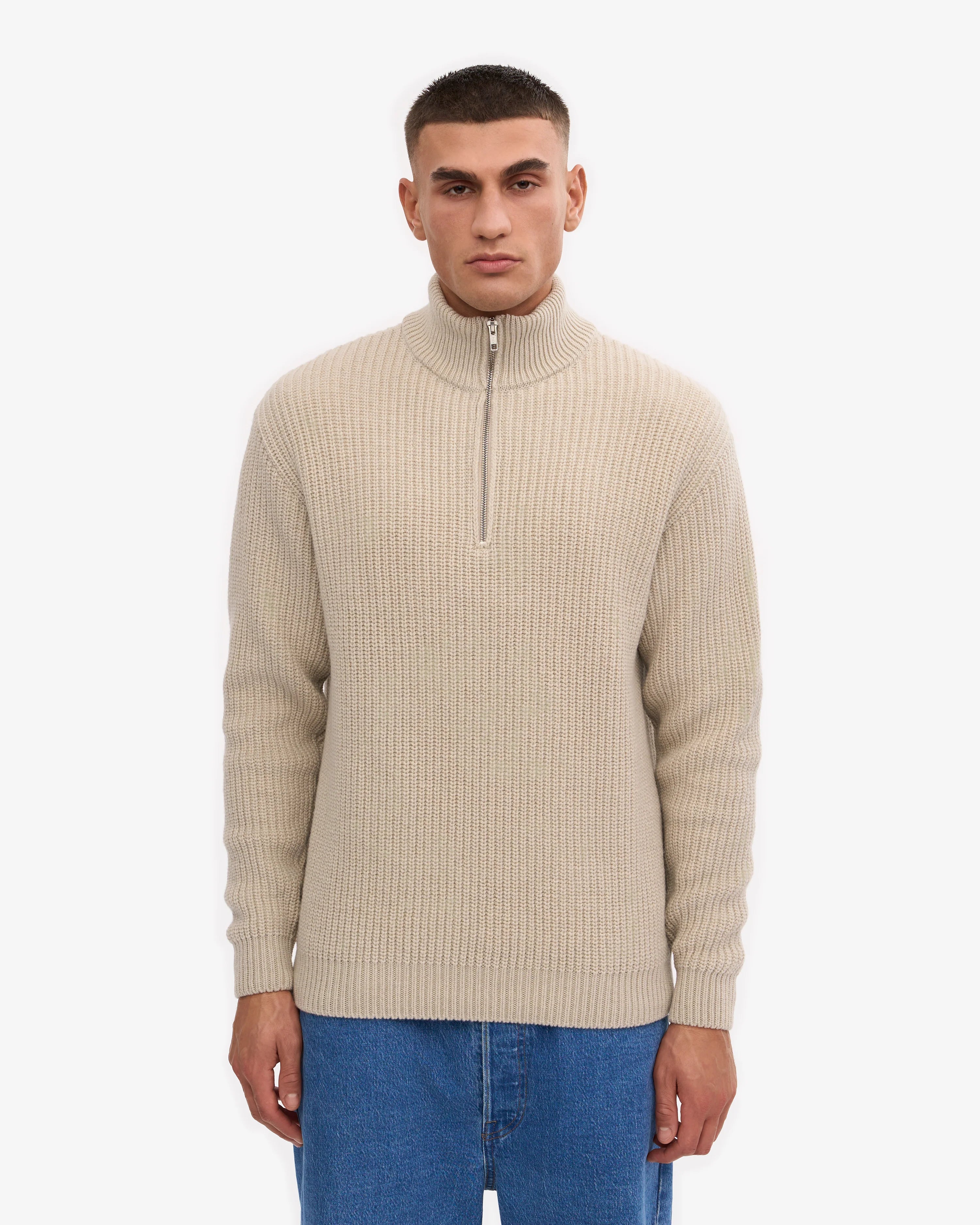 MERINO QUARTER ZIP