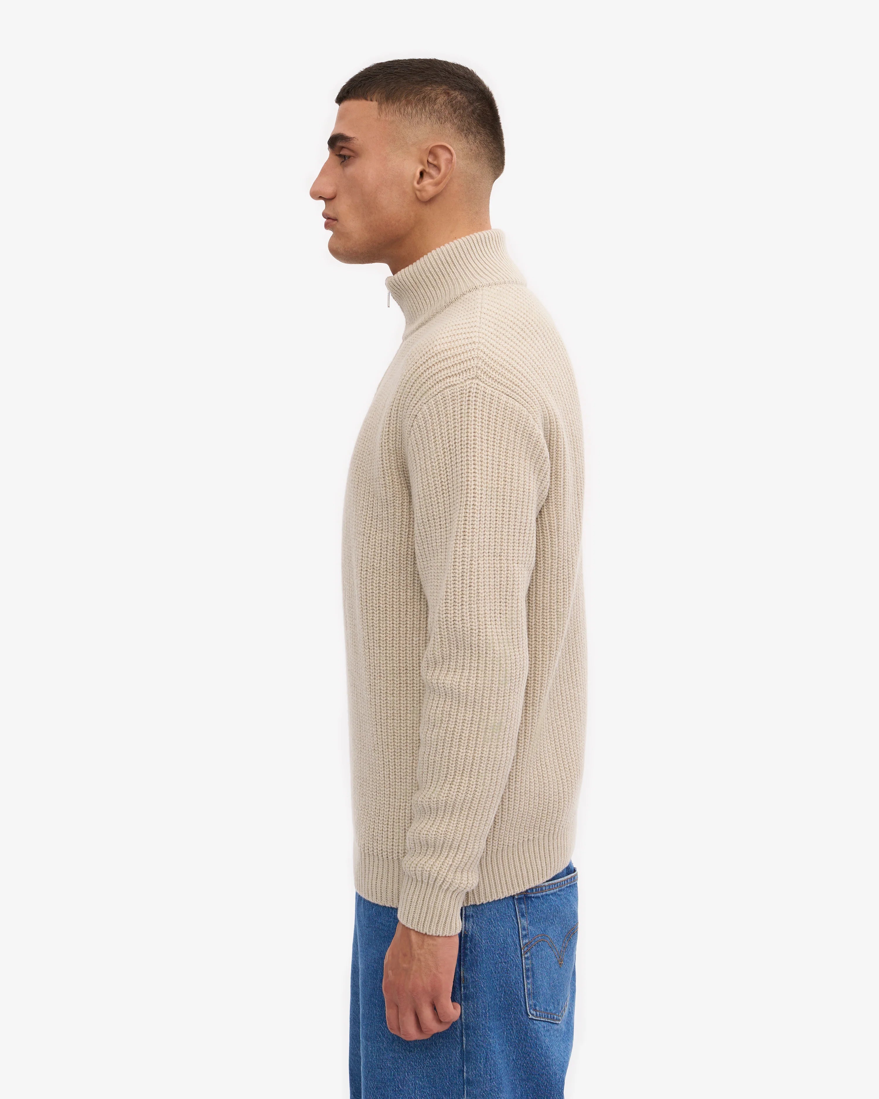 MERINO QUARTER ZIP