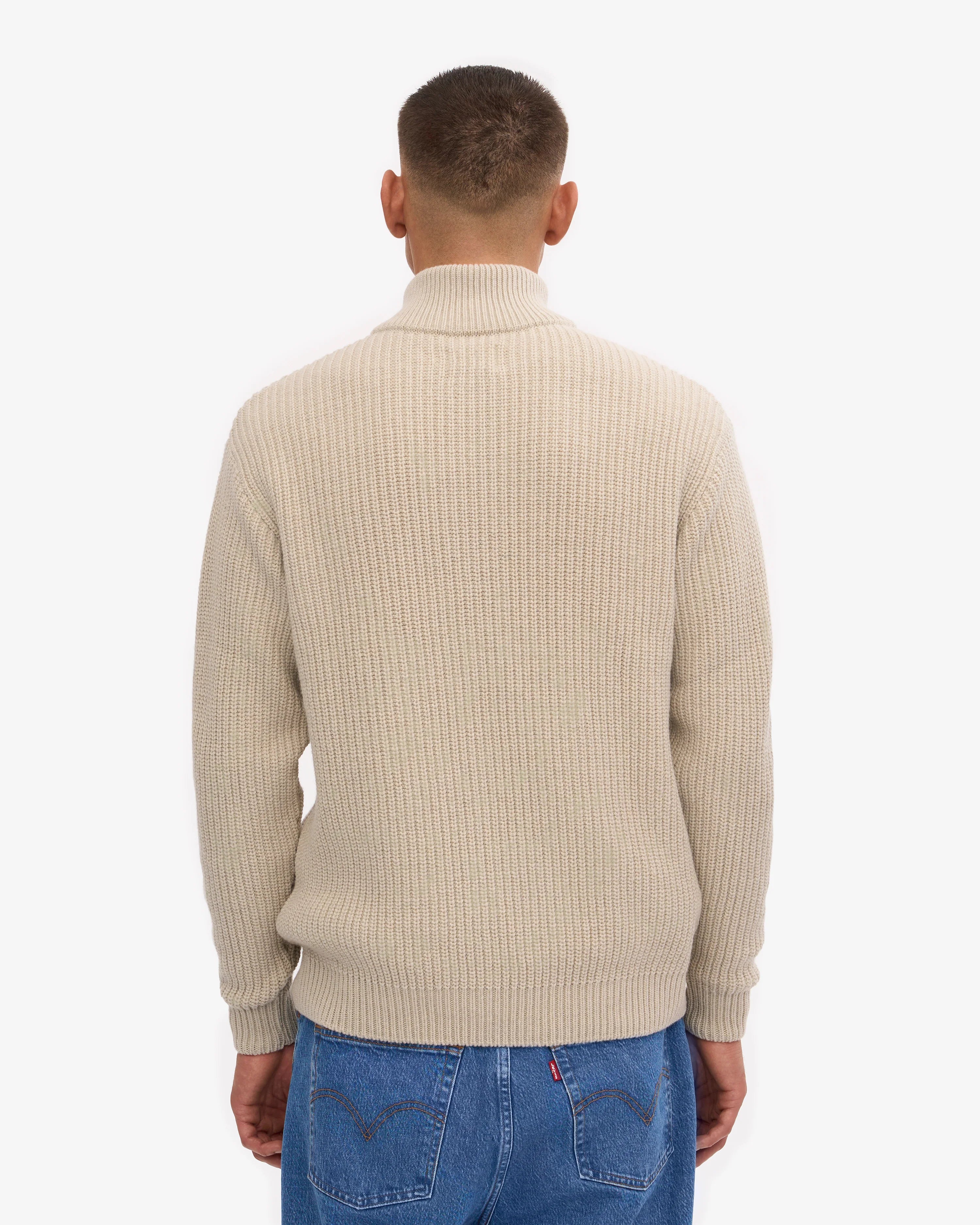 MERINO QUARTER ZIP