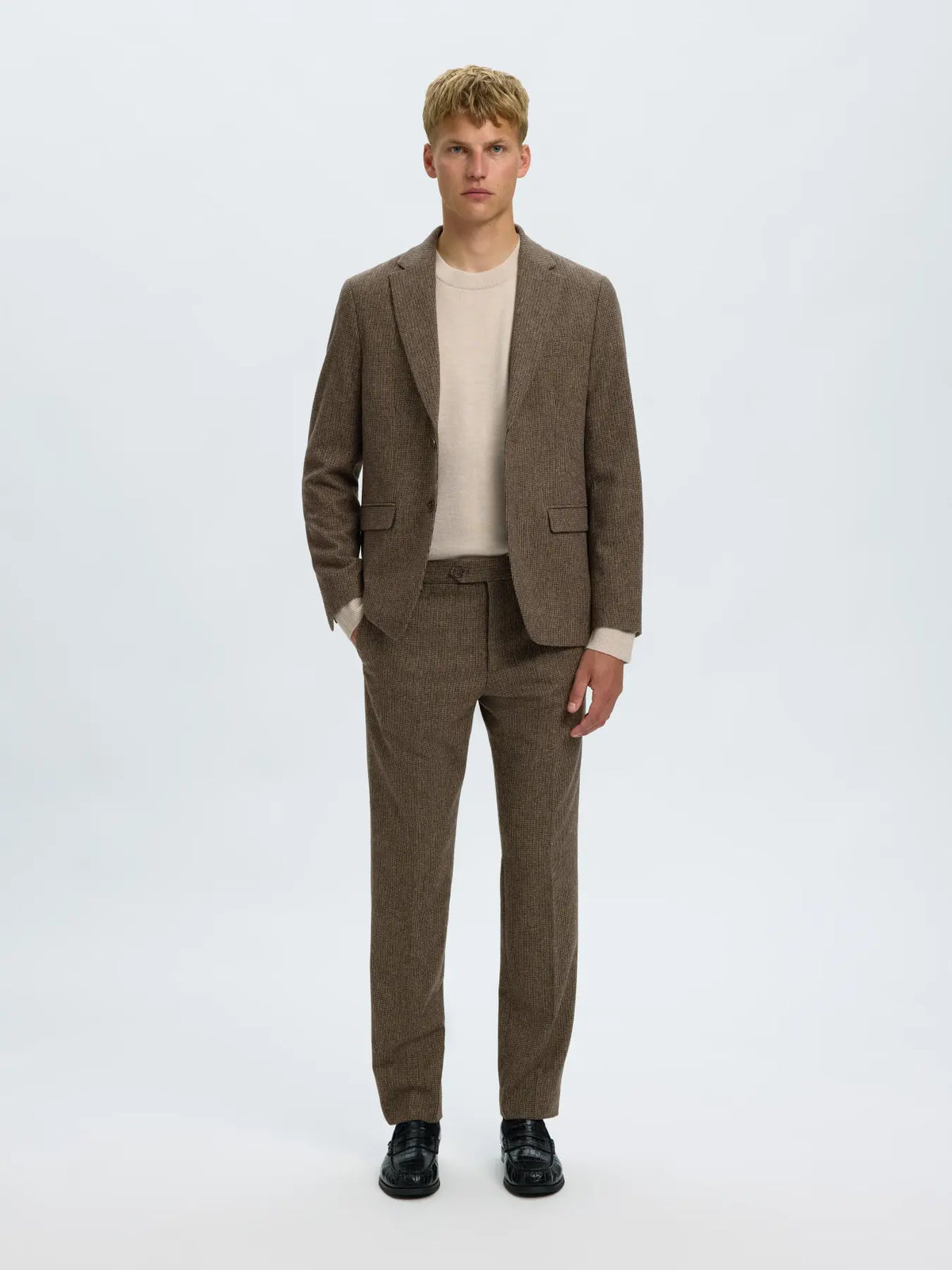 REED WOOL TROUSERS