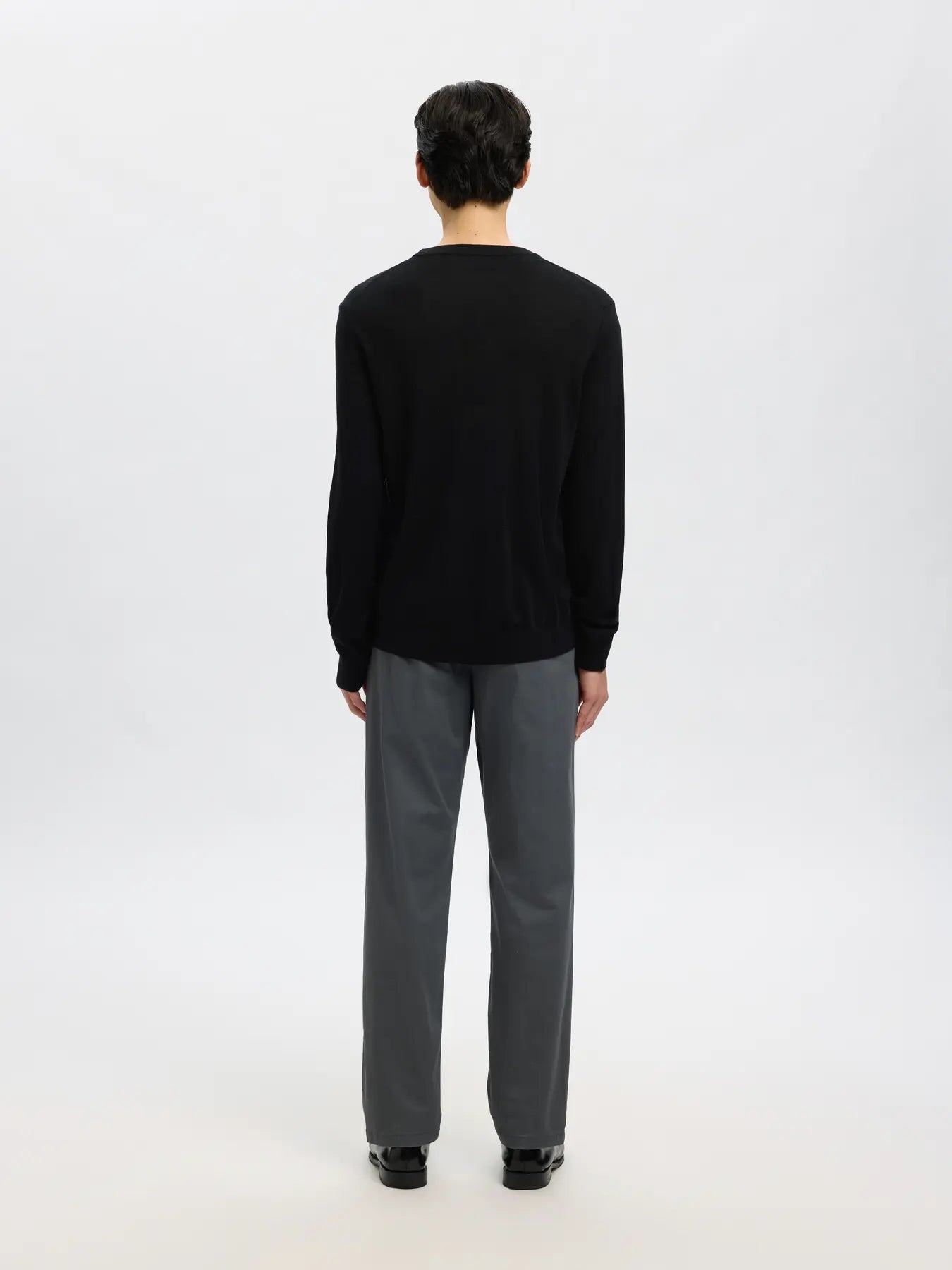 TRAY LS KNIT MERINO CREW NECK