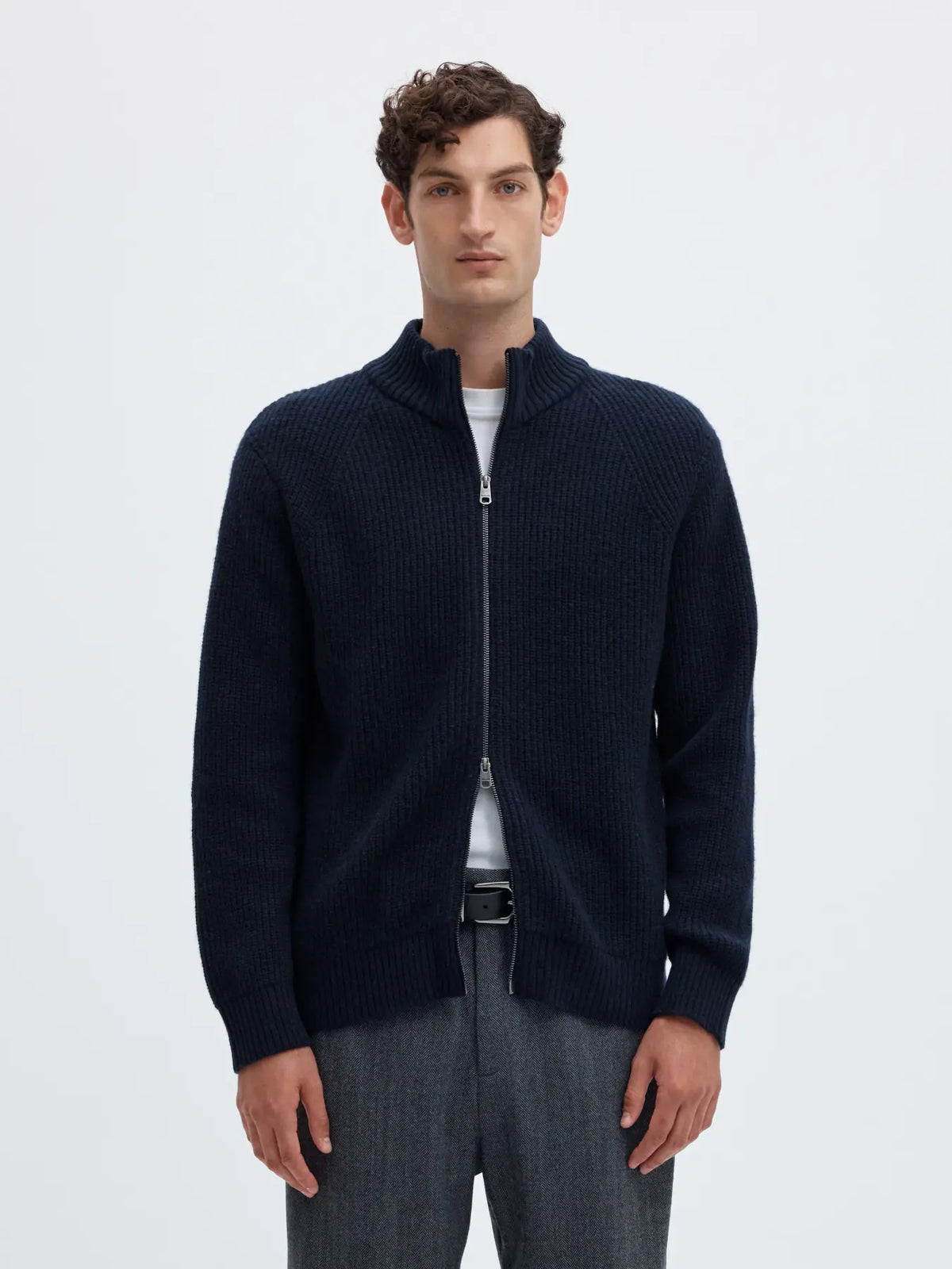 CODY KNIT ZIP CARDIGAN