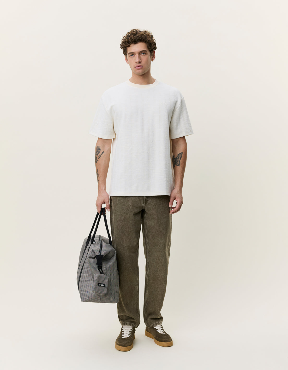 STRIPE JACQUARD T-SHIRT
