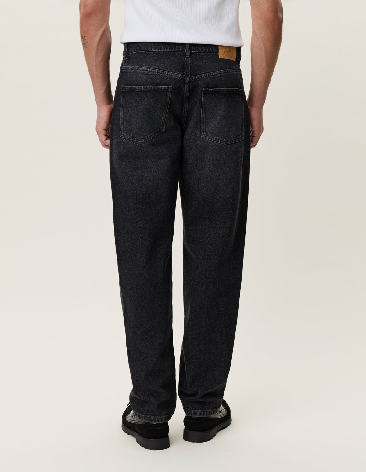 RYDER BLACK WASHED DENIM JEANS