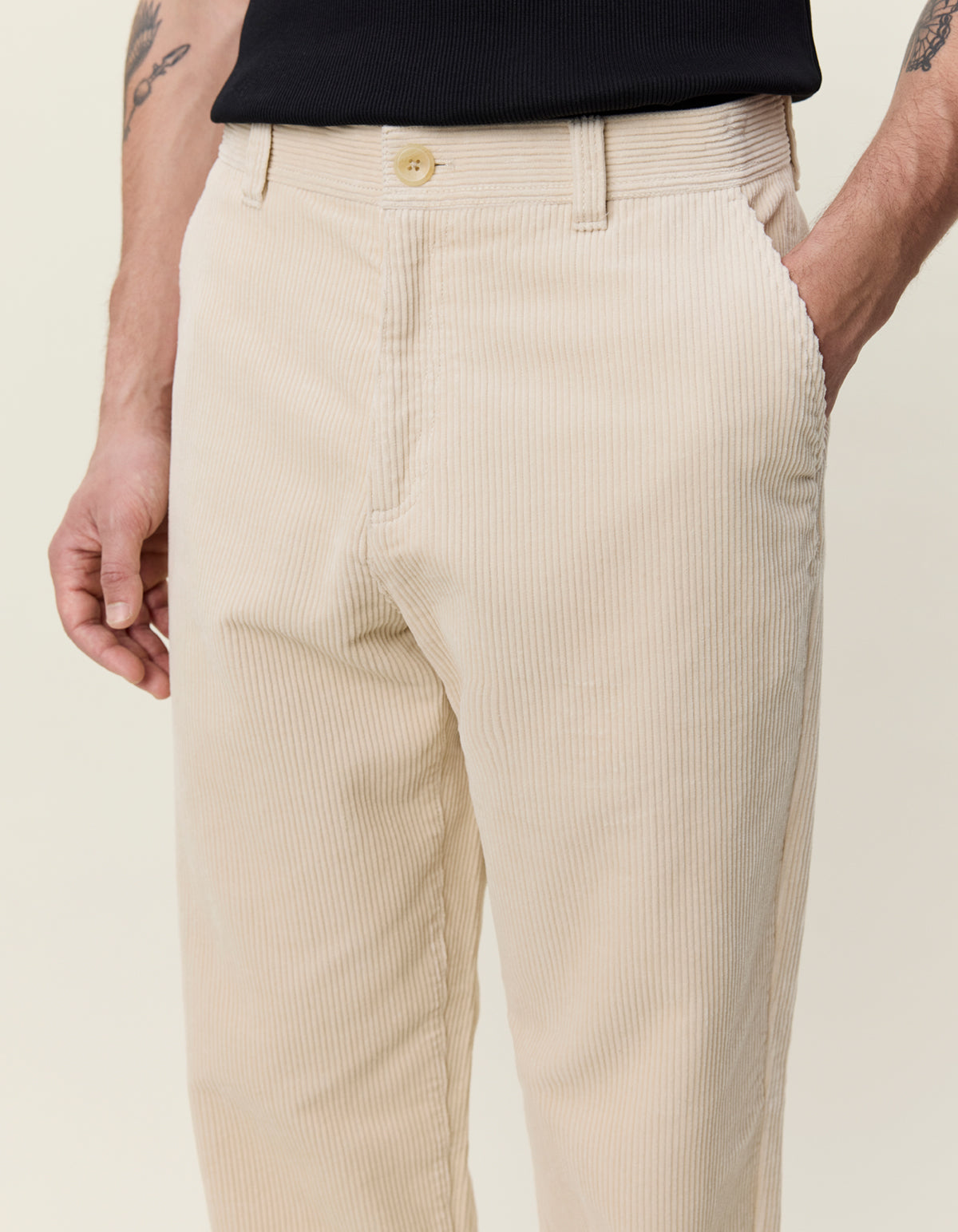 CORDUROY TAPERED PANTS
