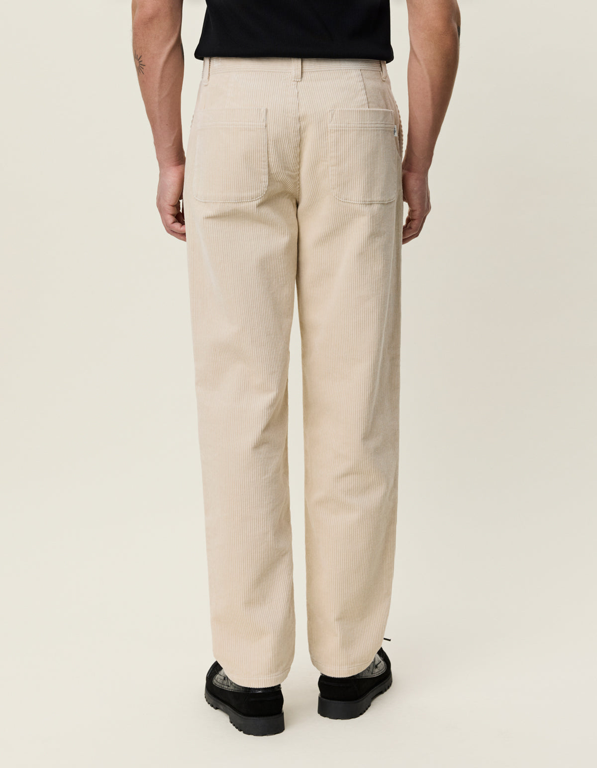 CORDUROY TAPERED PANTS