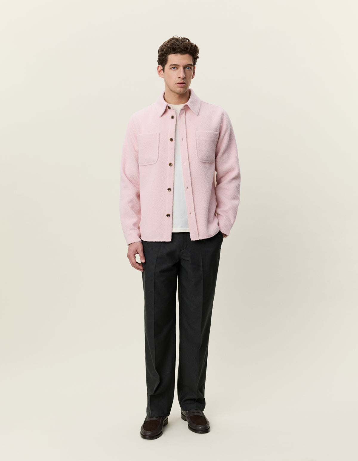 BOUCLE OVERSHIRT