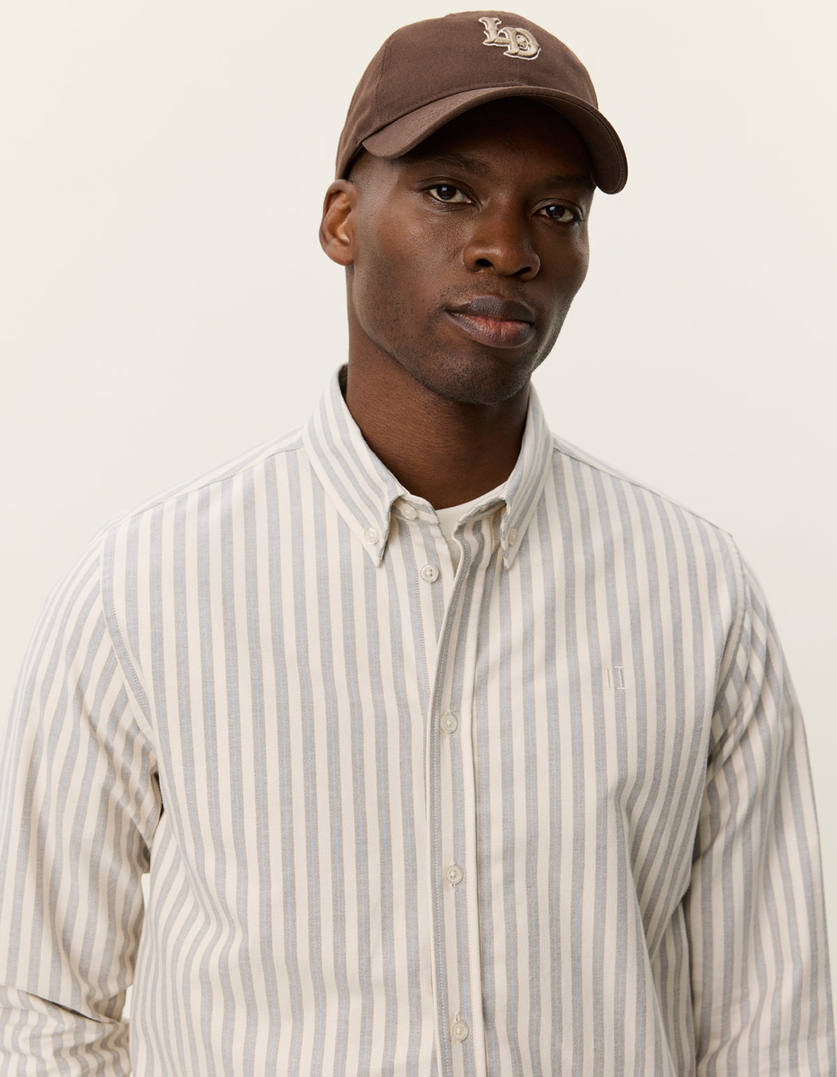 KONRAD STRIPED OXFORD SHIRT