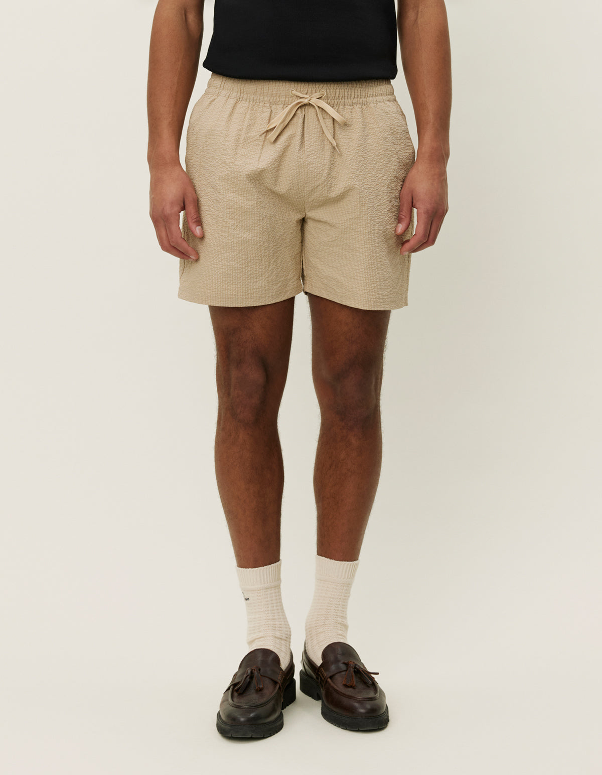 STAN SEERSUCKER SWIM SHORTS