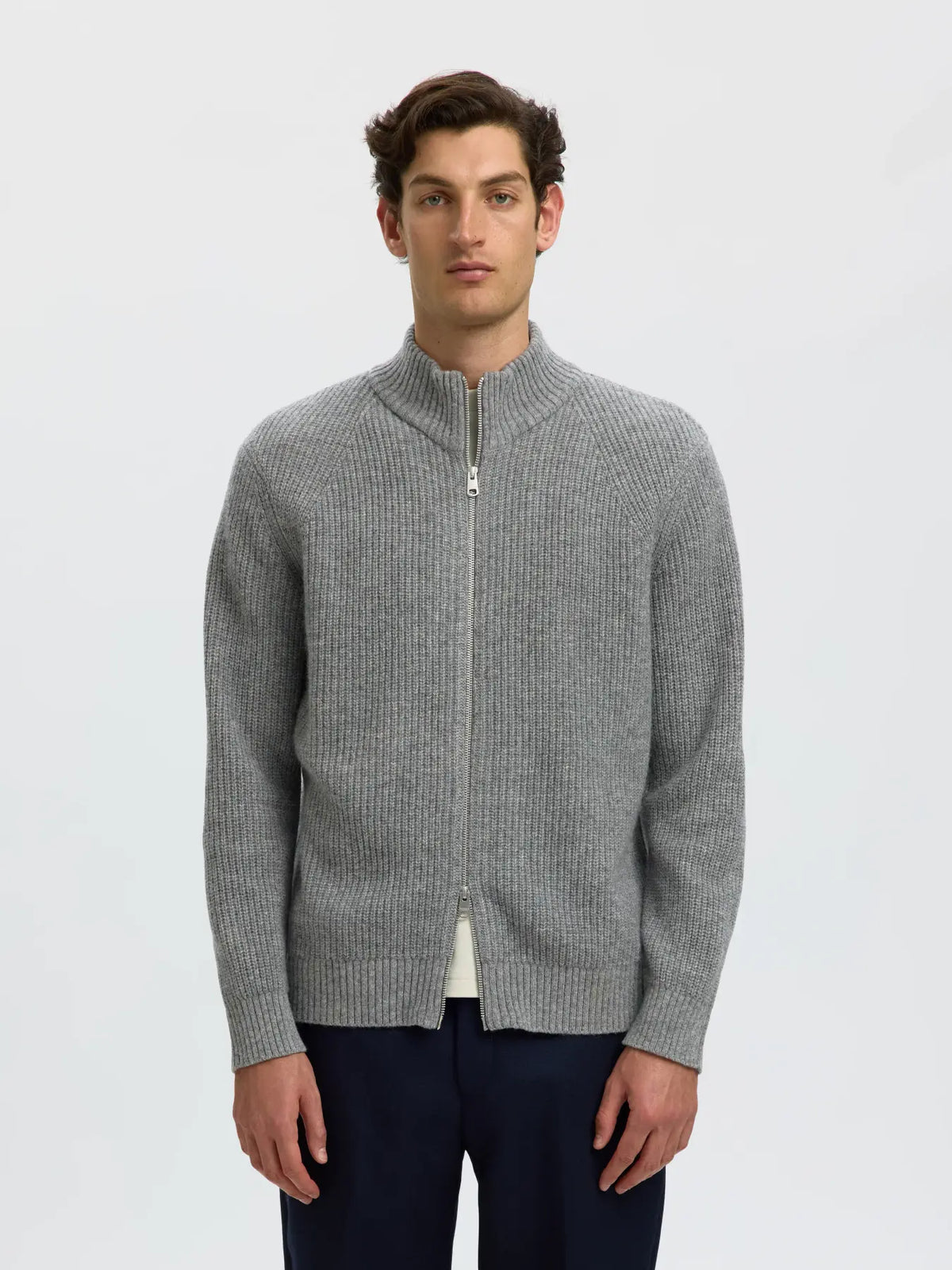 CODY KNIT ZIP CARDIGAN
