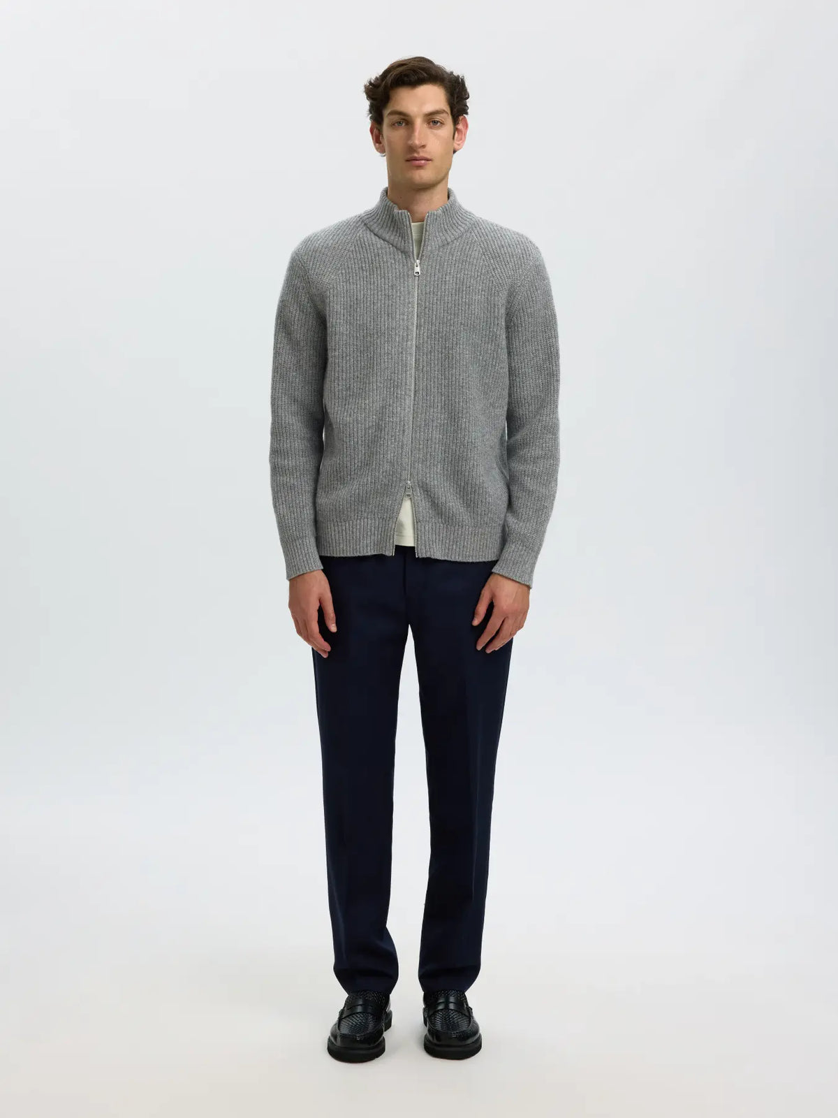 CODY KNIT ZIP CARDIGAN