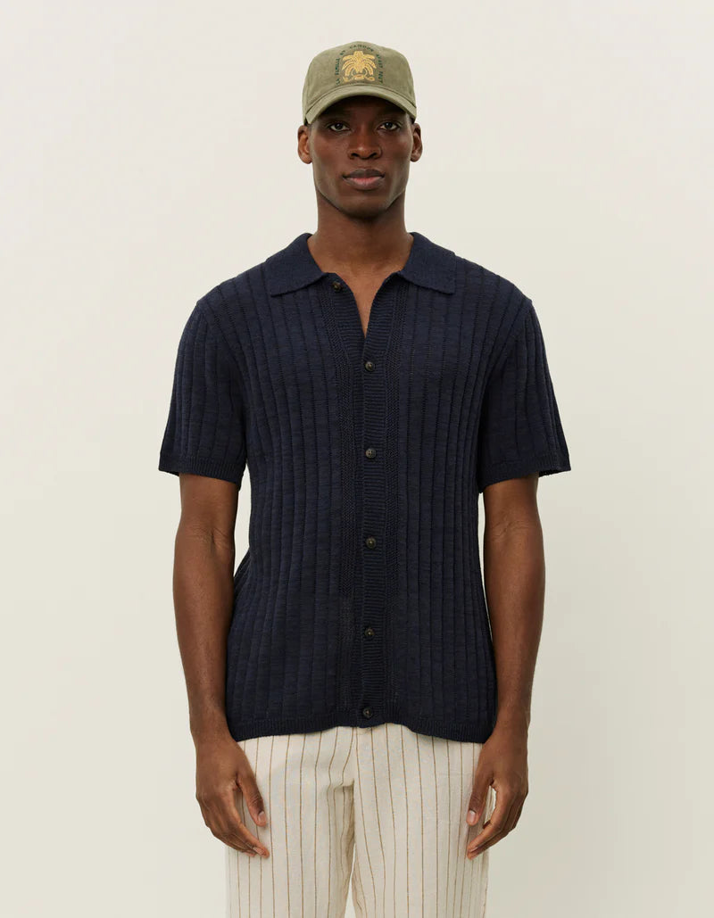 FLOYD LINEN KNITTED SS SHIRT