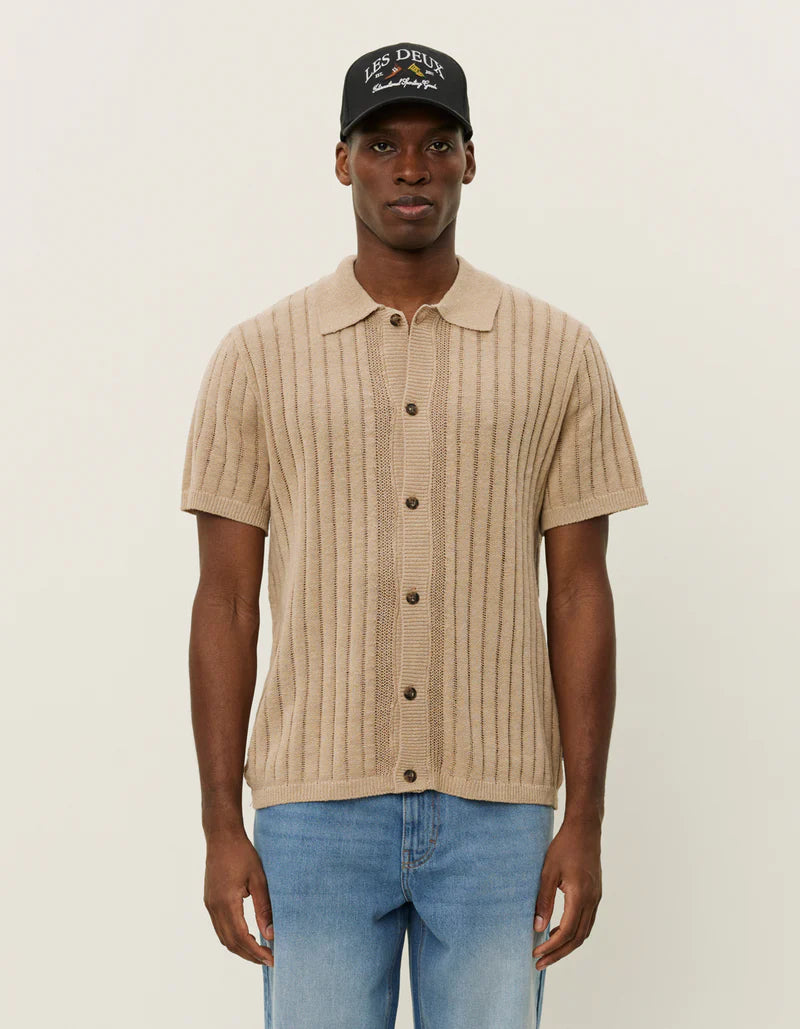 FLOYD LINEN KNITTED SS SHIRT