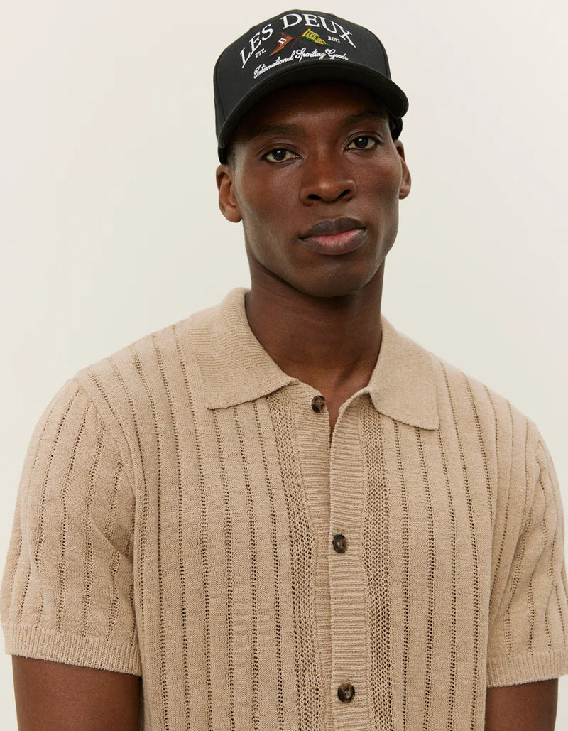 FLOYD LINEN KNITTED SS SHIRT
