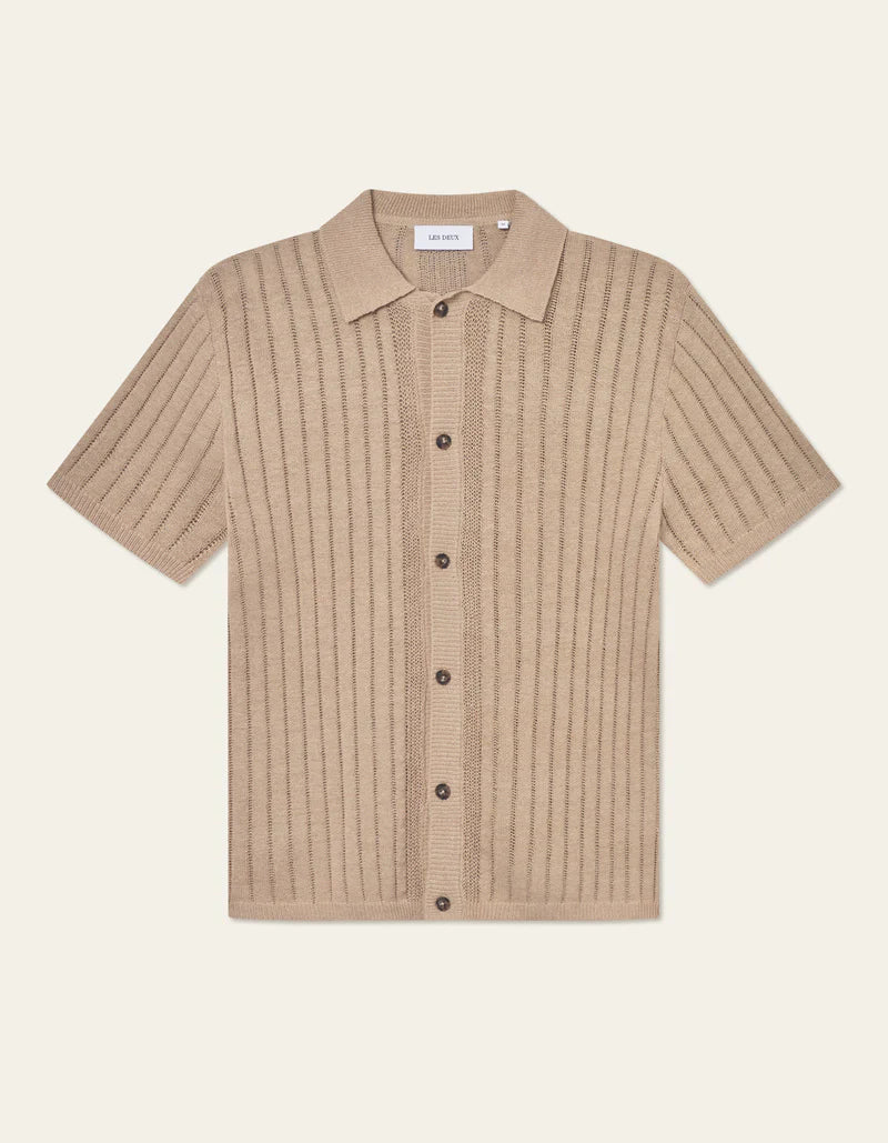 FLOYD LINEN KNITTED SS SHIRT