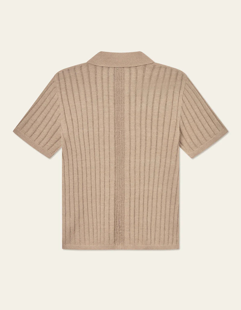 FLOYD LINEN KNITTED SS SHIRT