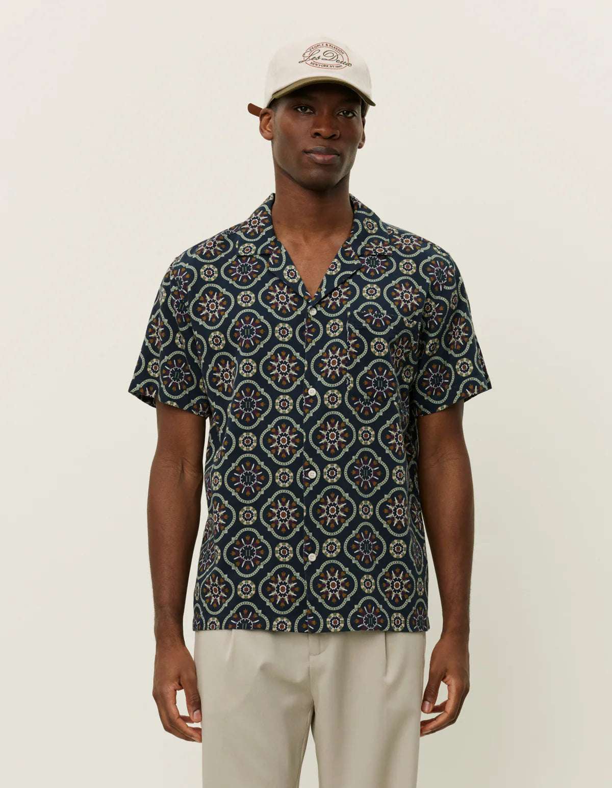 LUKAS AOP TAPESTRY SS SHIRT