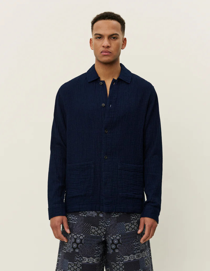 MILAN INDIGO OVERSHIRT