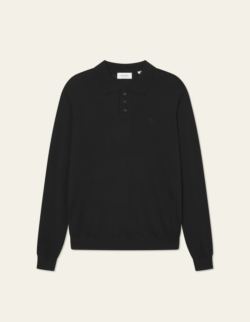 GREYSON MERINO POLO KNIT