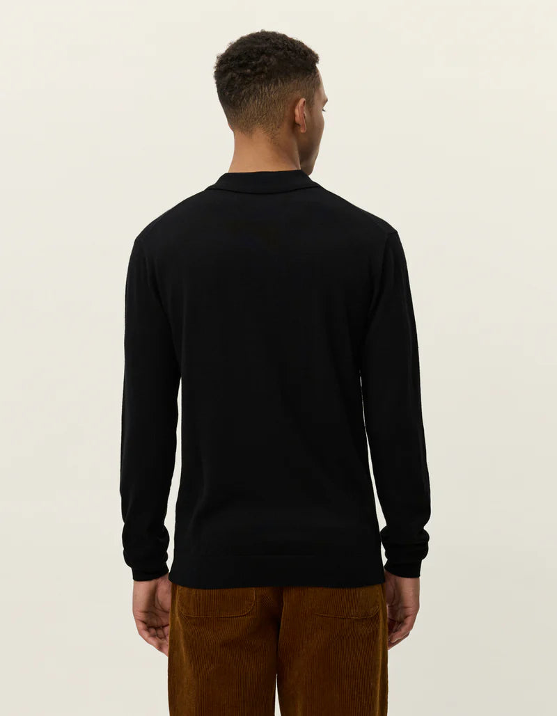 GREYSON MERINO POLO KNIT