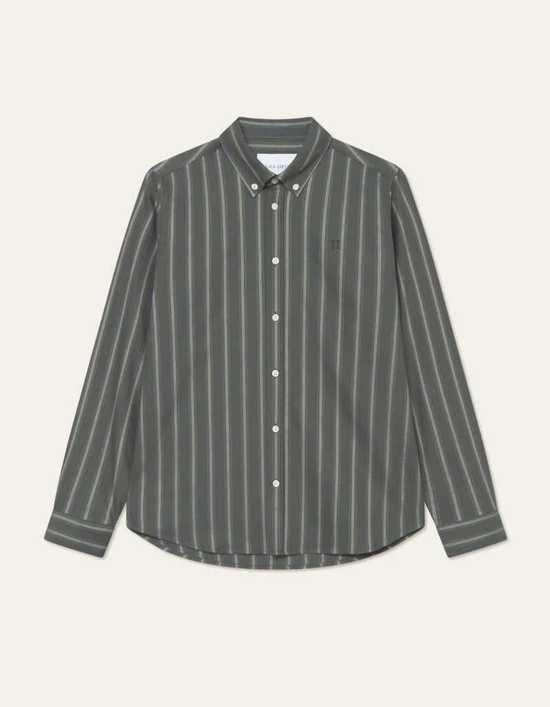KONRAD STRIPED OXFORD SHIRT