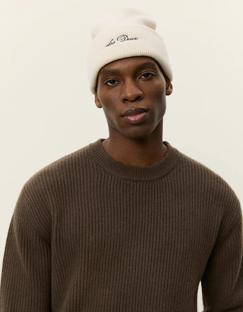 EDDIE WOOL RIB CREWNECK KNIT