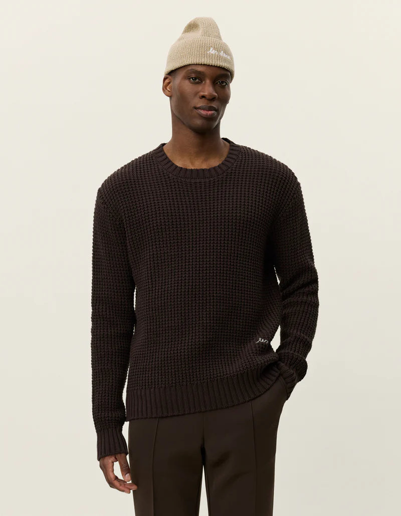 ALVIN WAFFLE CREWNECK KNIT