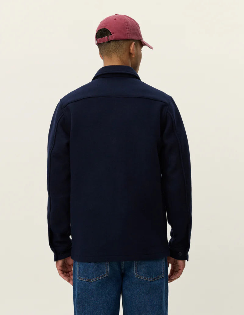JASON SOLID WOOL OVERSHIRT