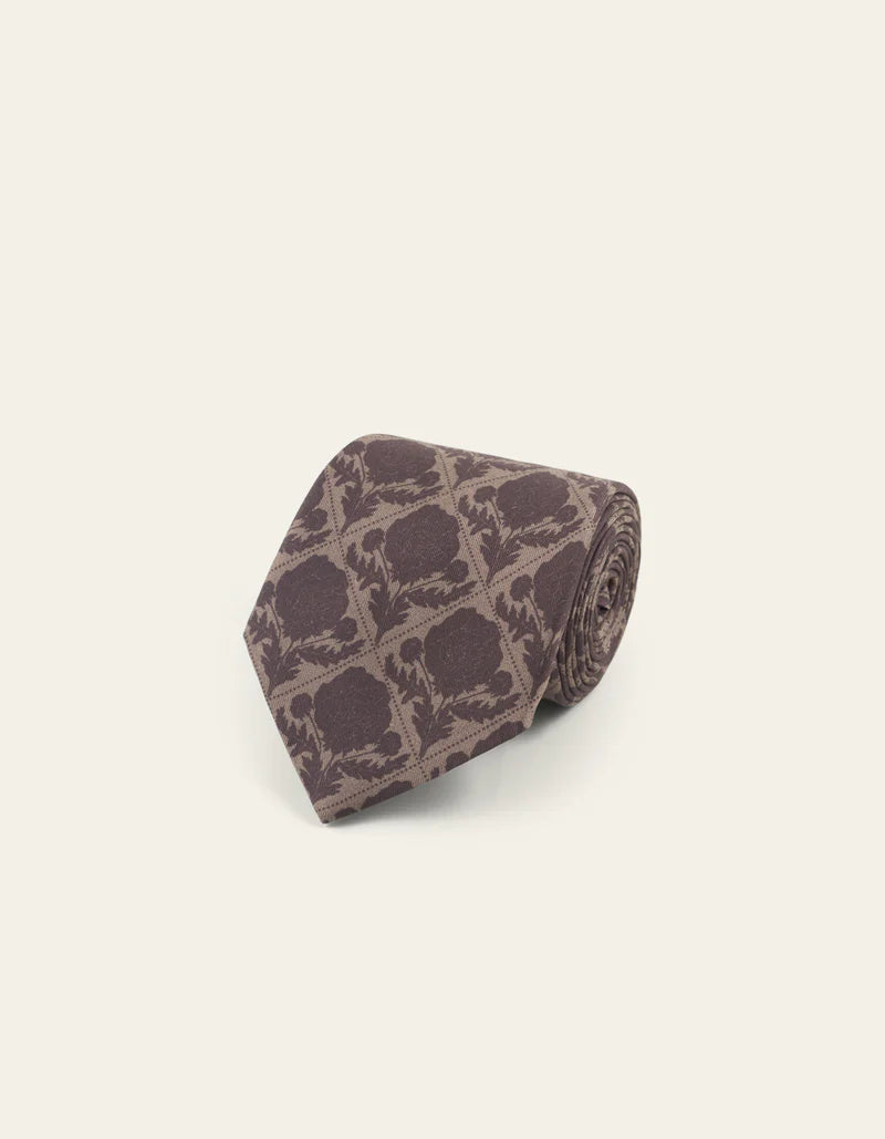 TILE FLOWER TIE