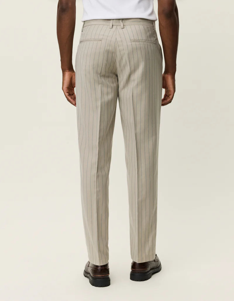 COMO REG PIN LIGHT WOOL SUIT PANTS
