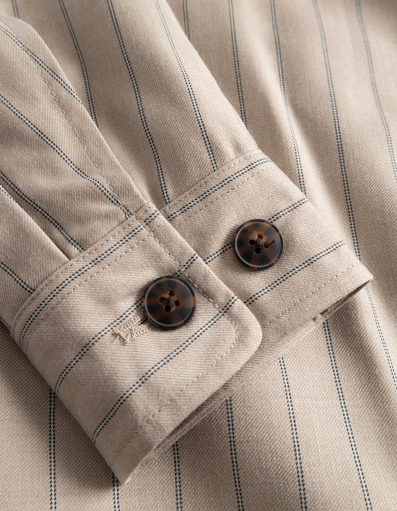 COMO PIN LIGHT WOOL COACH JACKET