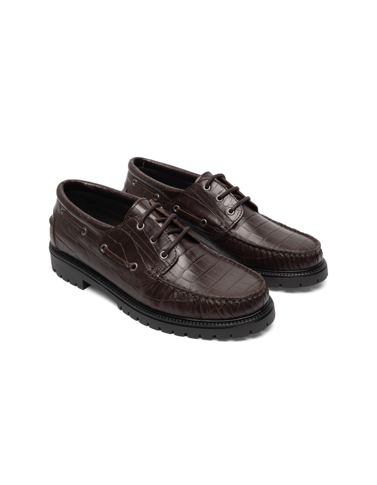TAYLOR CROCO BOAT SHOE
