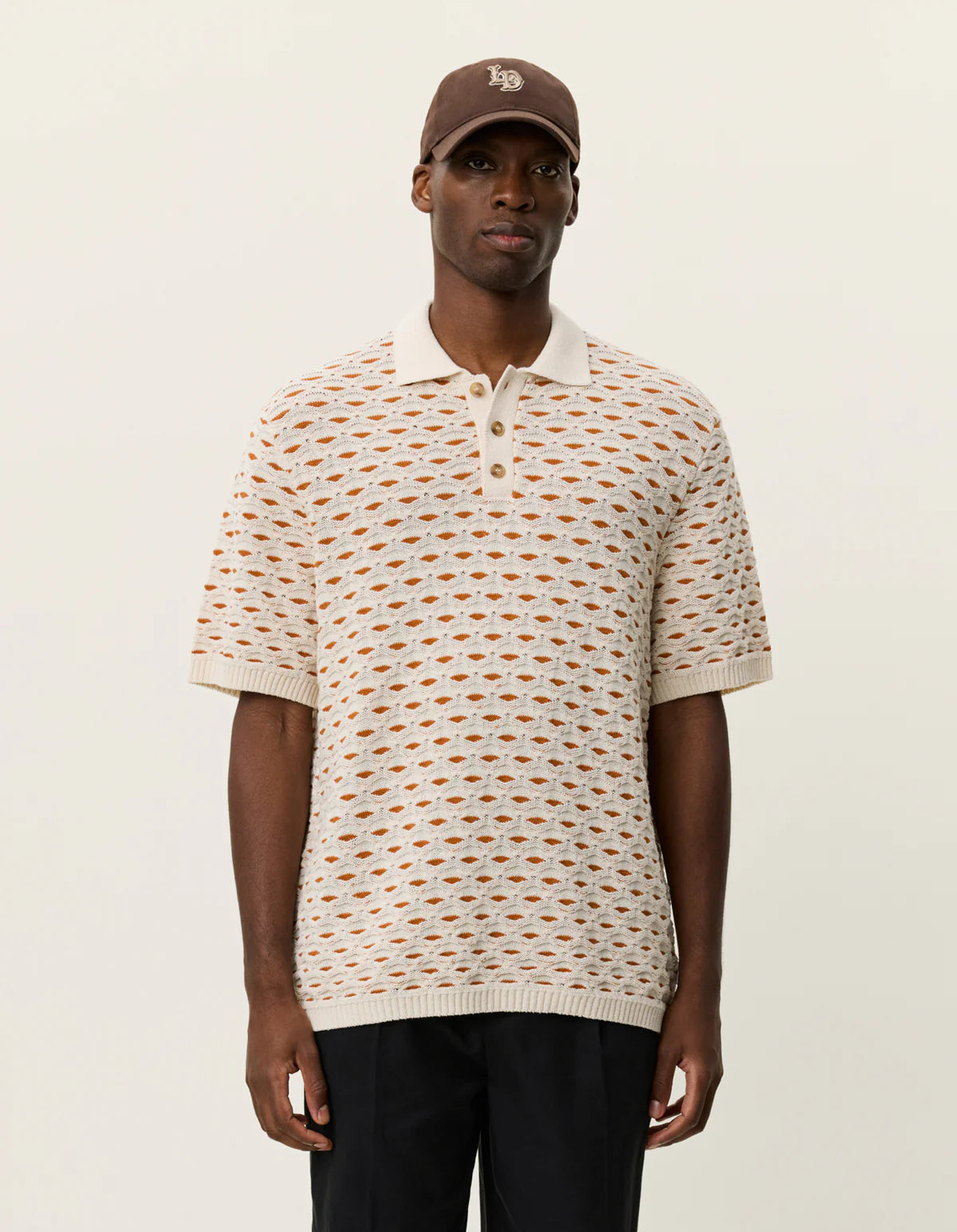 ESMAY SHELL KNITTED POLO