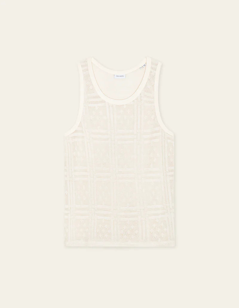 HUXLEY POINTELLE TANK TOP